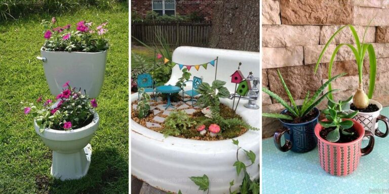 Top DIY Bathroom Item Garden Decors