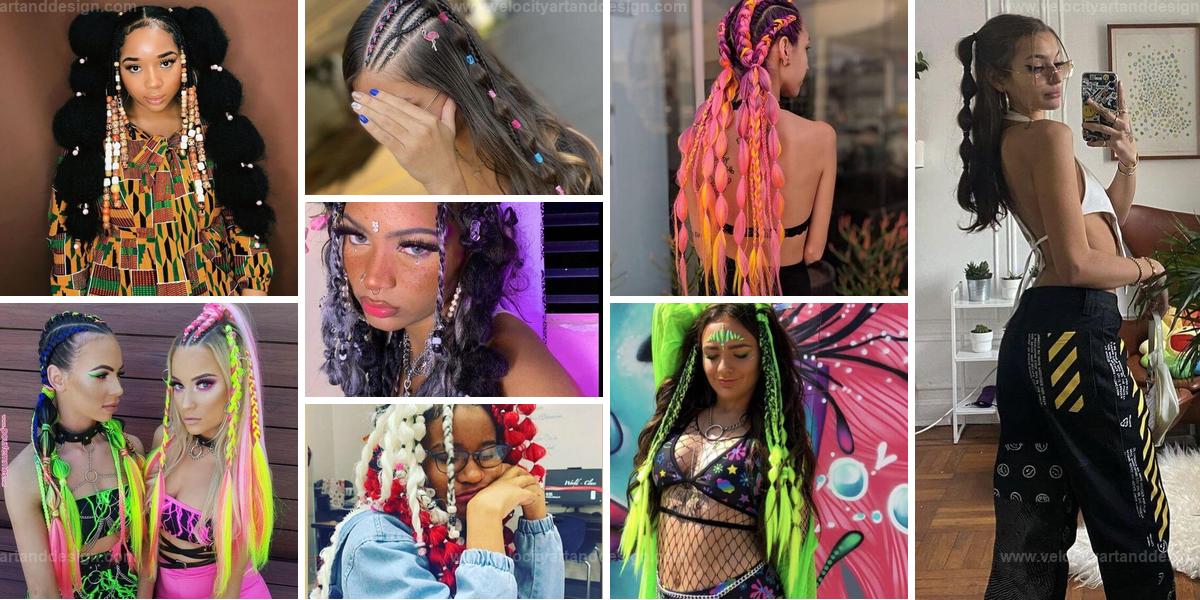 Top Bubble Braids