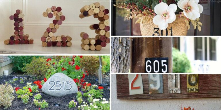 Best DIY House Number Concepts