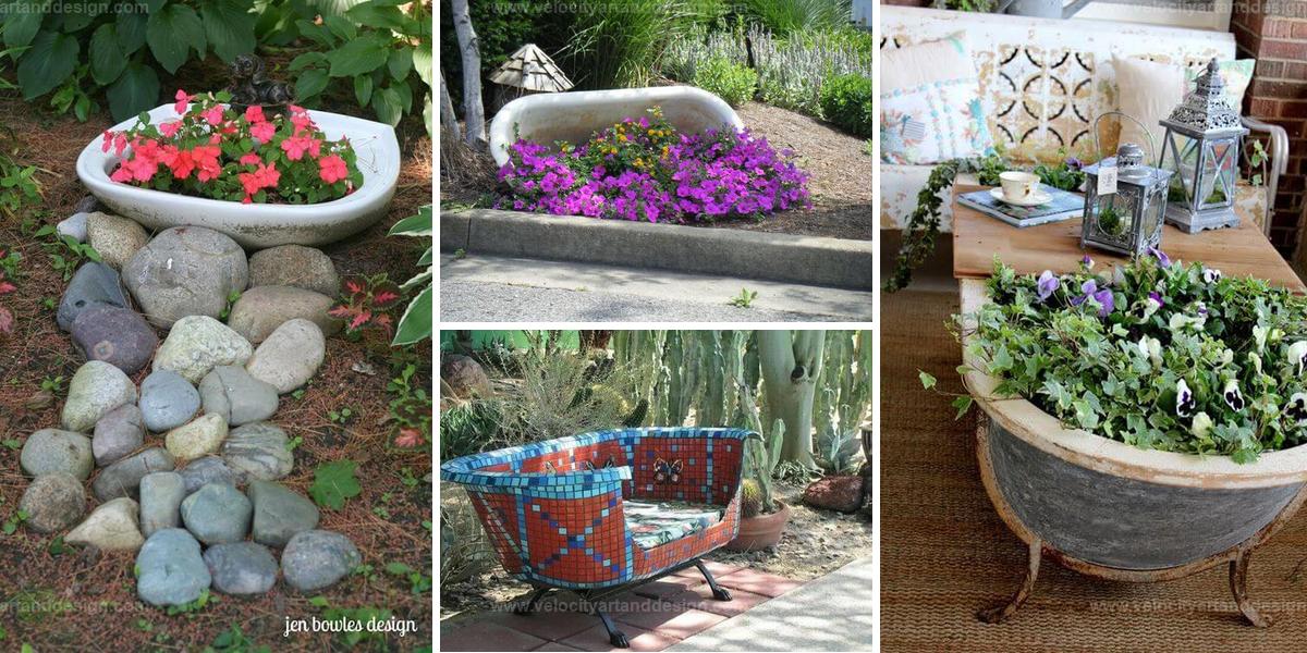 Best Garden Landscapings Using Repurposed Items