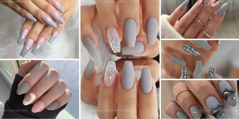 Stunning Gray Nail Designs