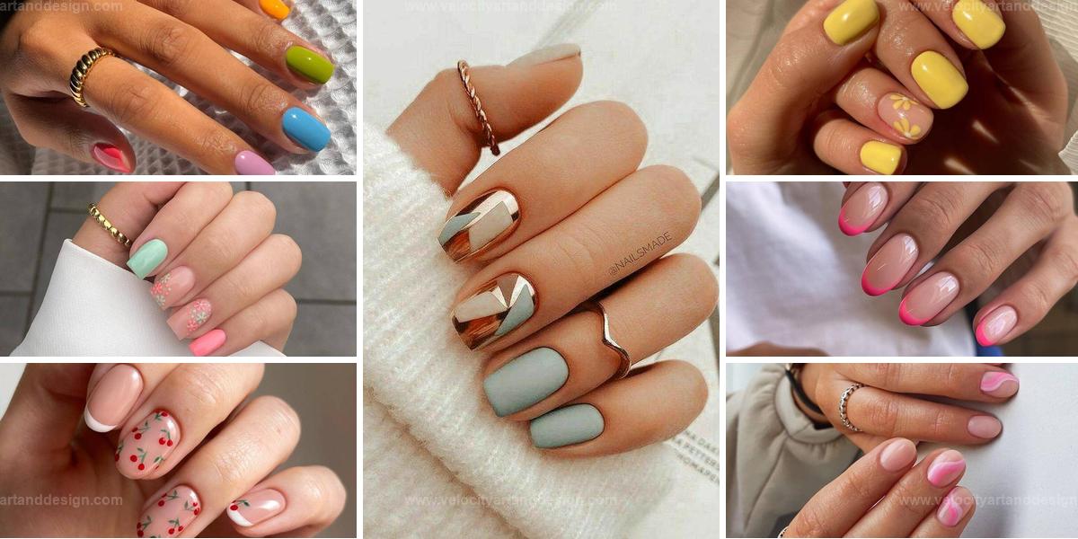 Simple Yet Cute Short Nail Designs