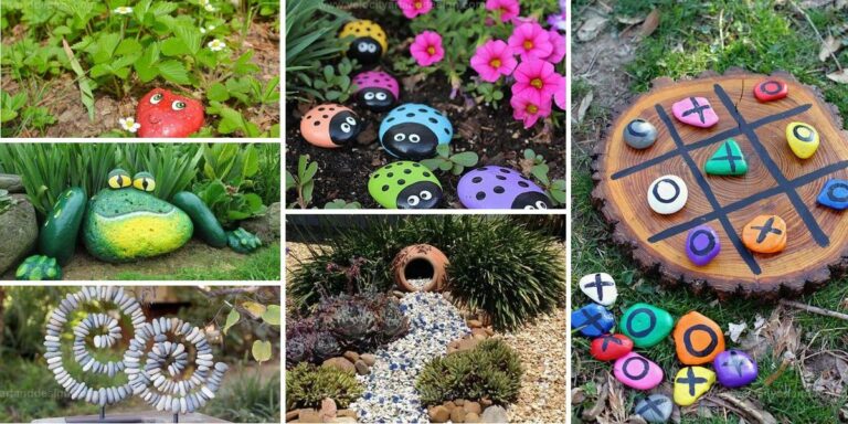 Best Colorful DIY Painted Pebble Projects for Any Garden