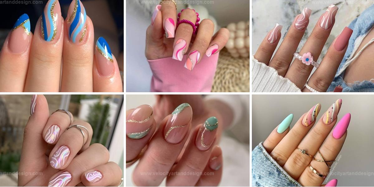 Top Swirl Nail Designs