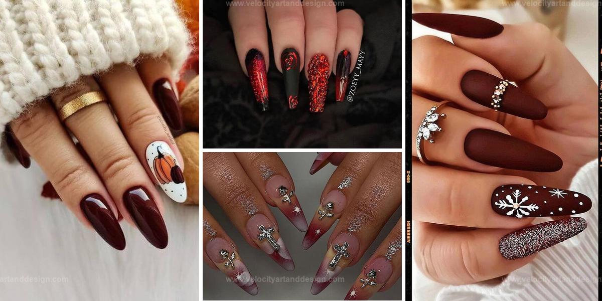 Top Red Acrylic Nail Designs