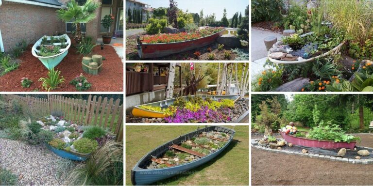 Best Garden Landscaping Ideas Using Old Boats