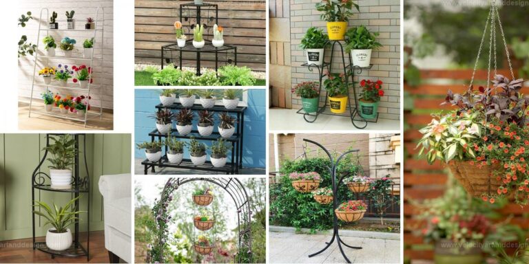 Best Metal Flower Basket Rack Designs