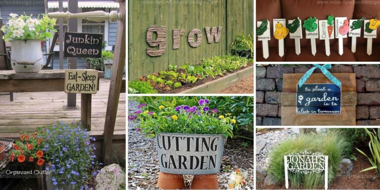 Best Homemade Garden Signs