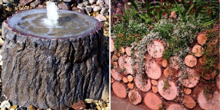 Best Garden Decor Using Branches and Logs