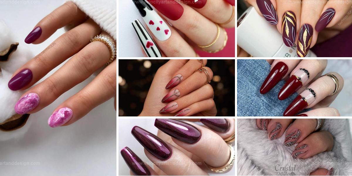 Epic Burgundy Nail Designs