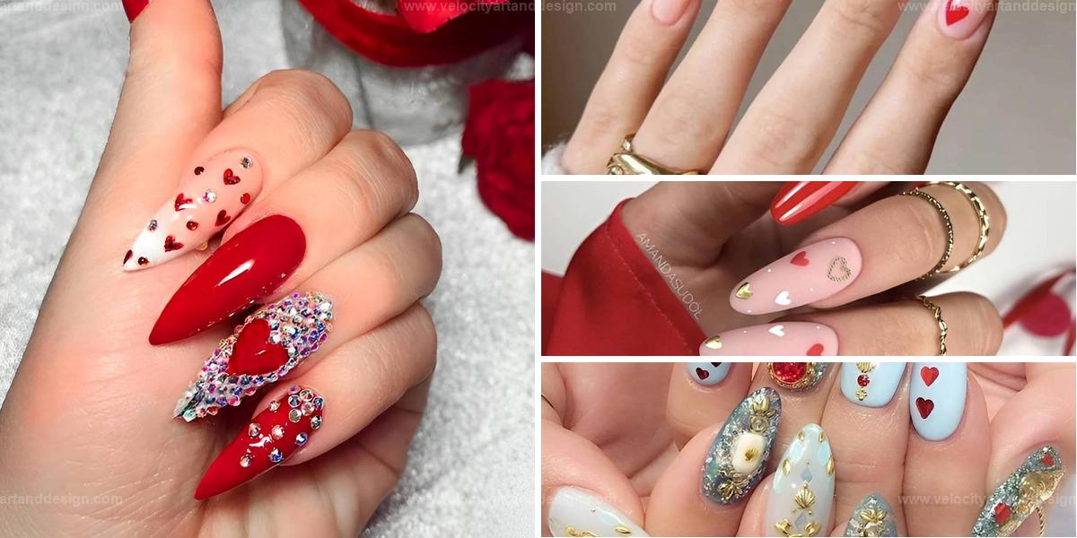 Top Lovely Heart Nail Ideas