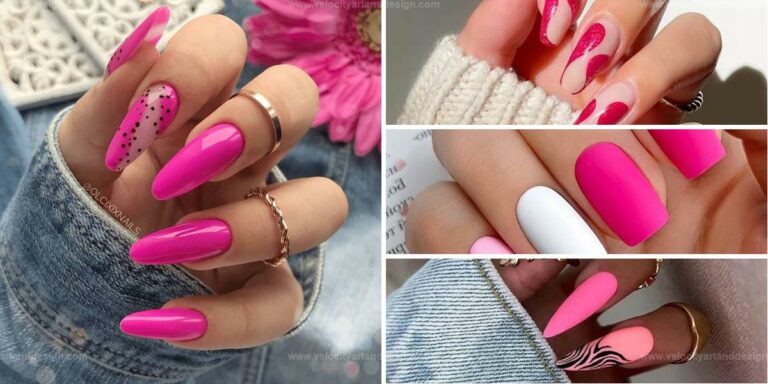 Top Barbiecore Hot Pink Nail Designs