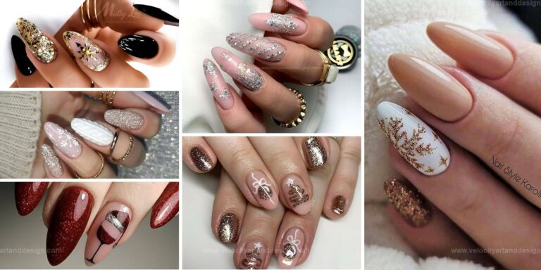 Best Glittered New Year Nails