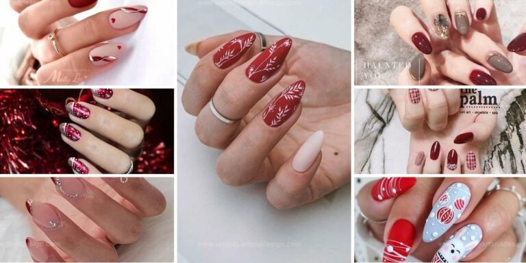 Best Red Almond Nail Designs