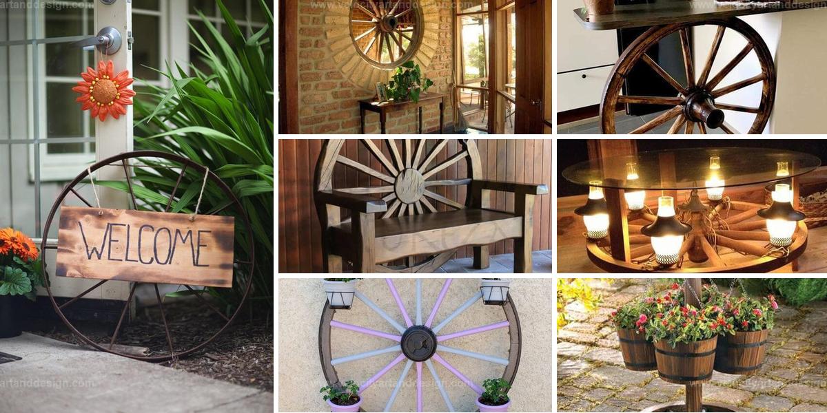 Best Wagon Wheel Repurposing Ideas