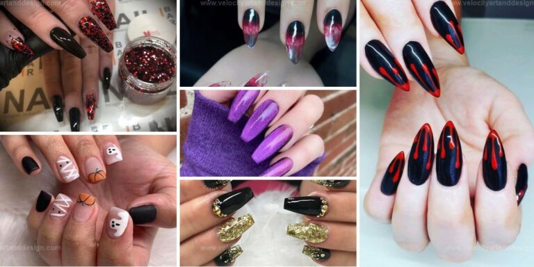 Best Black Halloween Nail Ideas