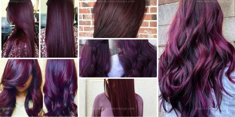 Gorgeous Burgundy Hair Colors