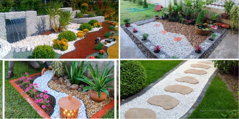 Top Pebble Rock Garden Inspirations