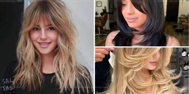 Best Long-Layered Hairstyles With Bangs