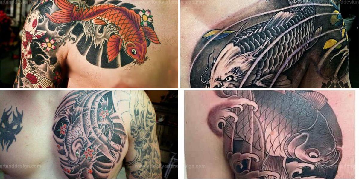 Top Koi Chest Tattoos