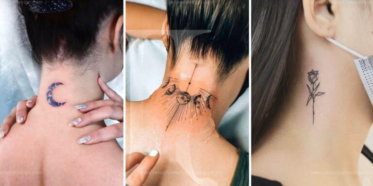 Top Mini Nape Tattoos