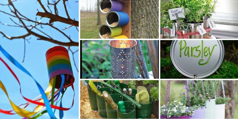 Best Tin Can DIY Projects for Gardens