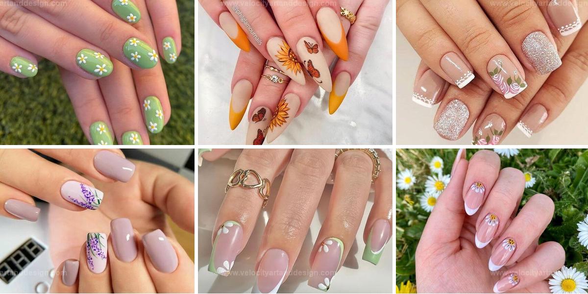 Gorgeous Floral Nail Designs