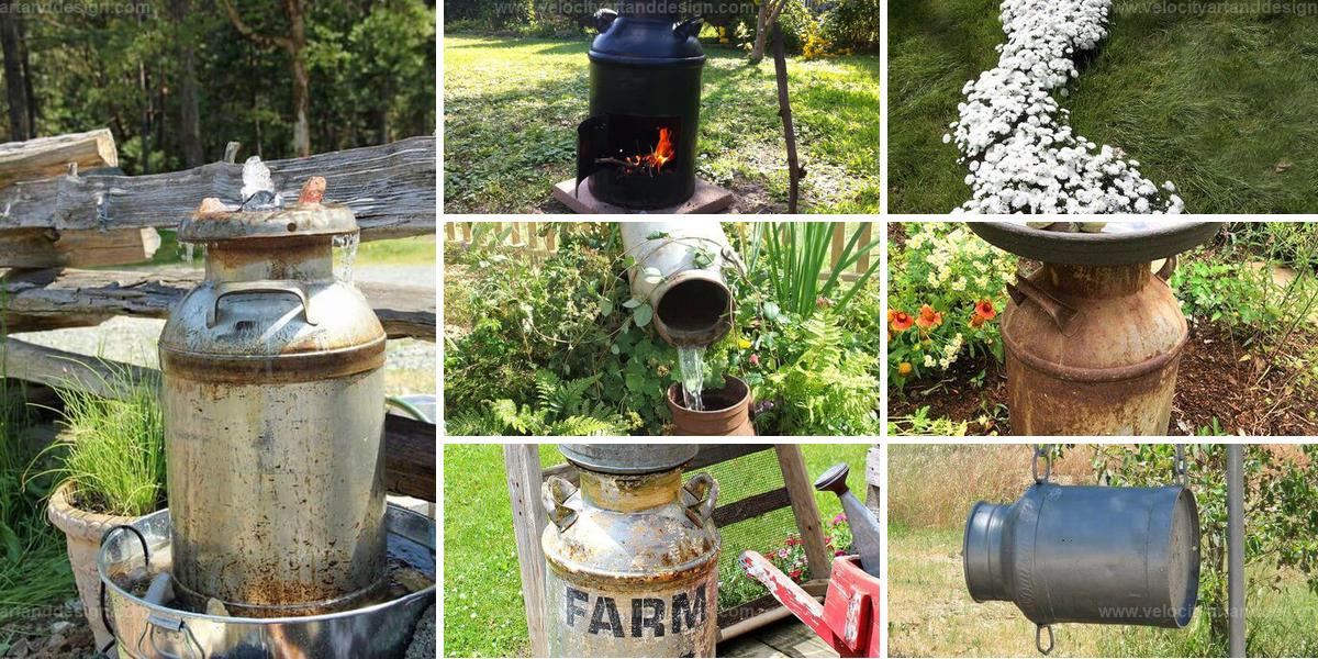 Top Milk Can Garden Ideas