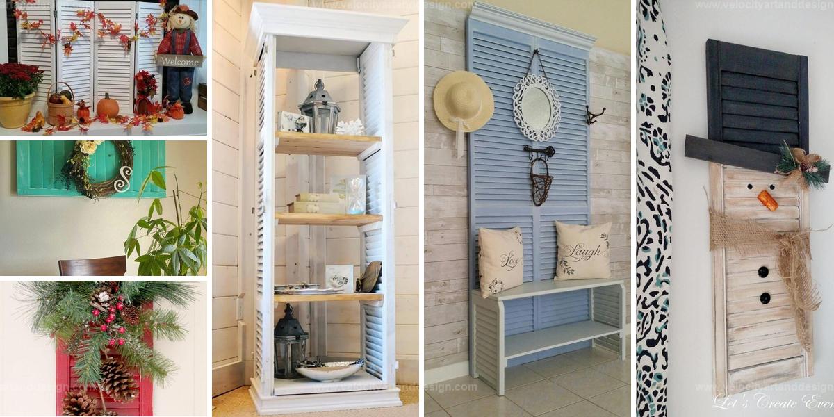 Best Ways To Reuse Old Shutters