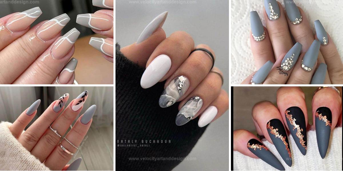 Best Grey Nail Ideas