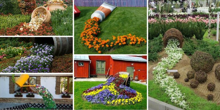 Top Spilled Pot Garden Ideas