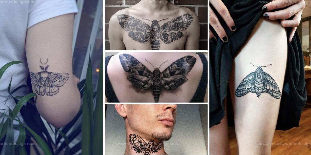 Top Moth Tattoo Ideas