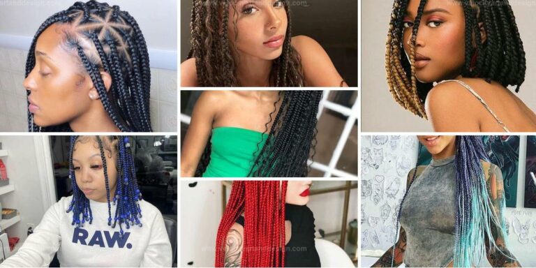 Best Medium Knotless Braids Styles