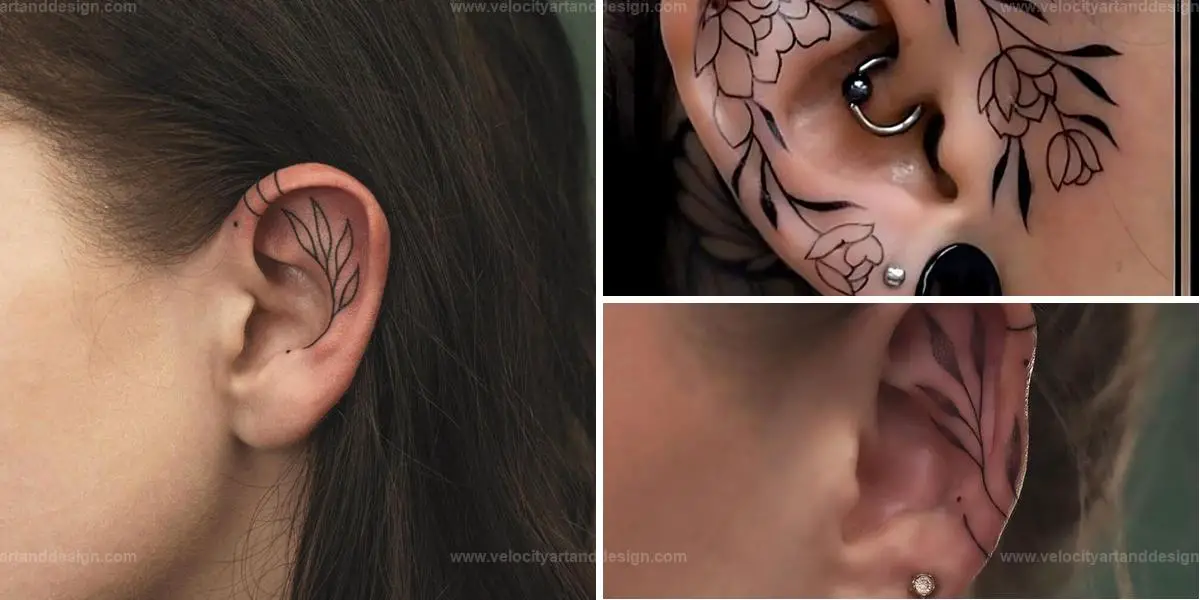 Best Ear Tattoos More Stylish Than Earrings