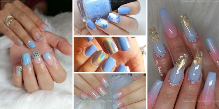 Best Cyan Manicure Designs