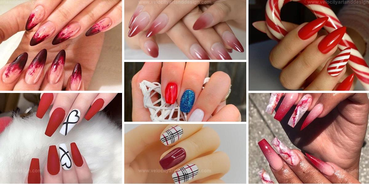 Best Red and White Nails