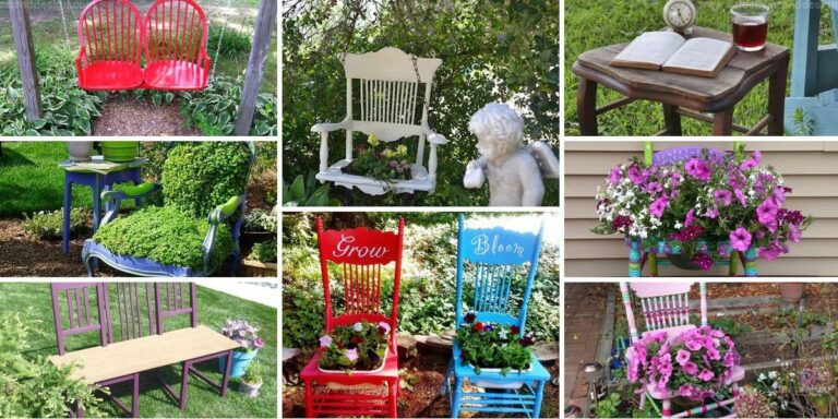 Best Ways to Turn Broken Chairs into Backyard Decor