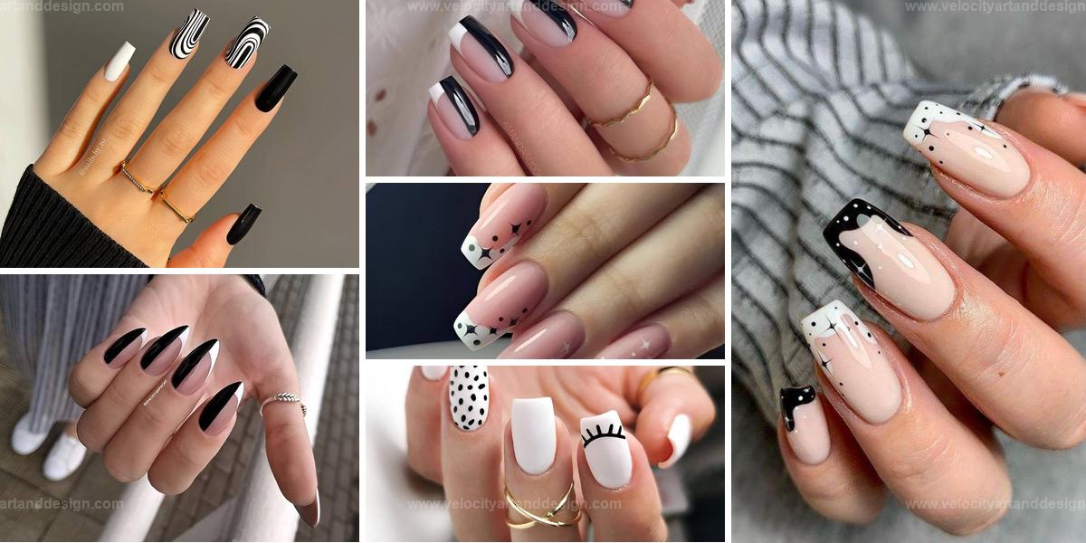 Best Black-And-White Nail Designs