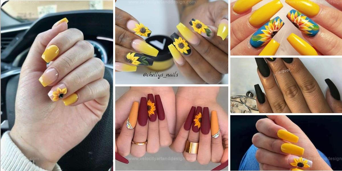 Best Sunflower Manicure Arts