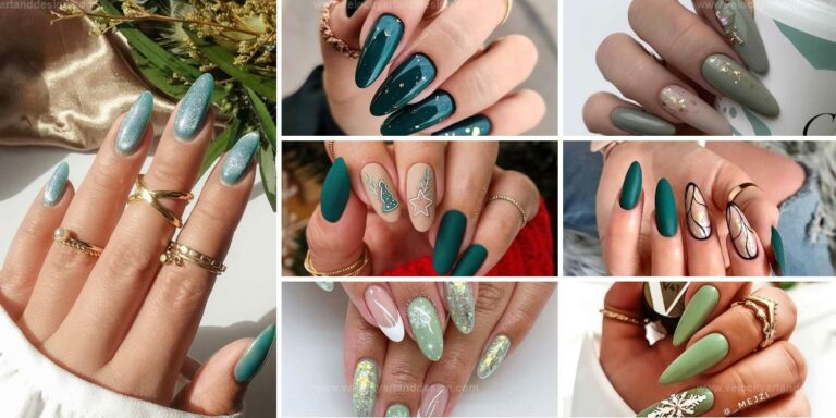 Top Green Christmas Nail Designs