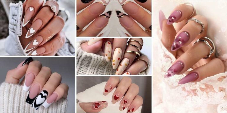 Lovely Heart Nail Designs