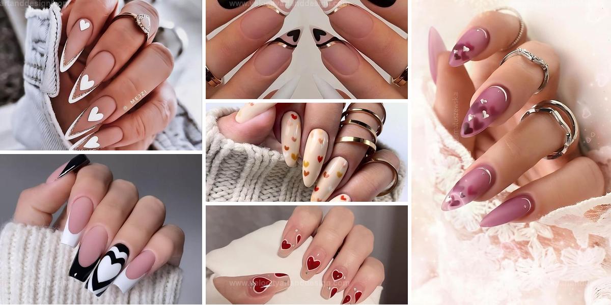 Lovely Heart Nail Designs