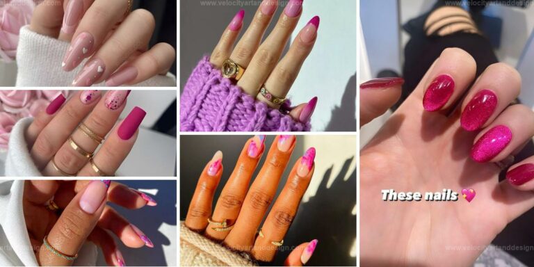 Best Viva Magenta Nail Designs