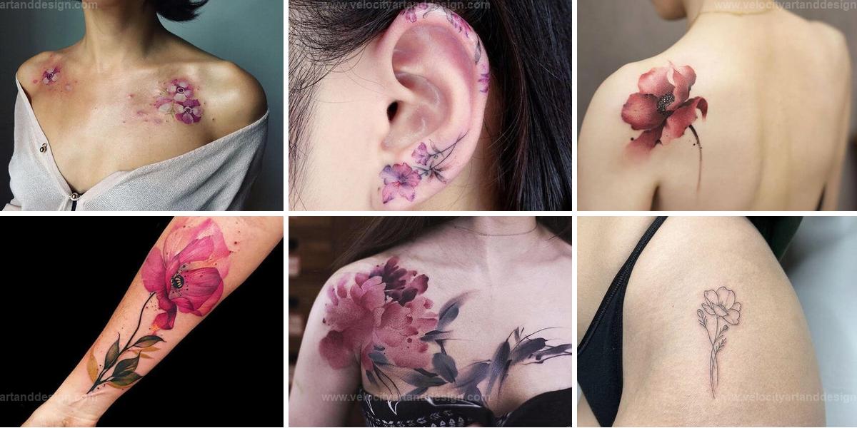 Best Anemone Flower Tattoos