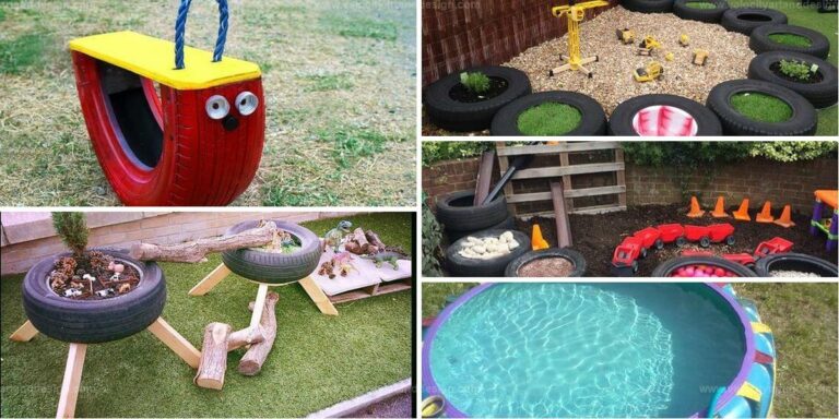 Top Kid Play Ideas With Old Tires