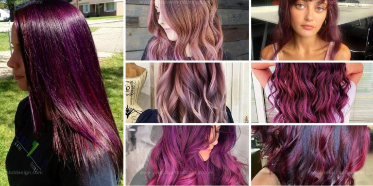 Bold Red-Purple Hair Colors