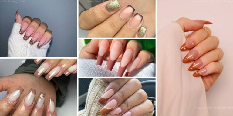 Top Brown French Nails