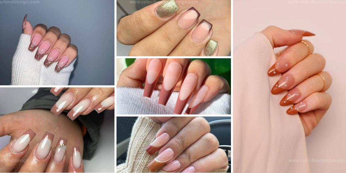 Top Brown French Nails