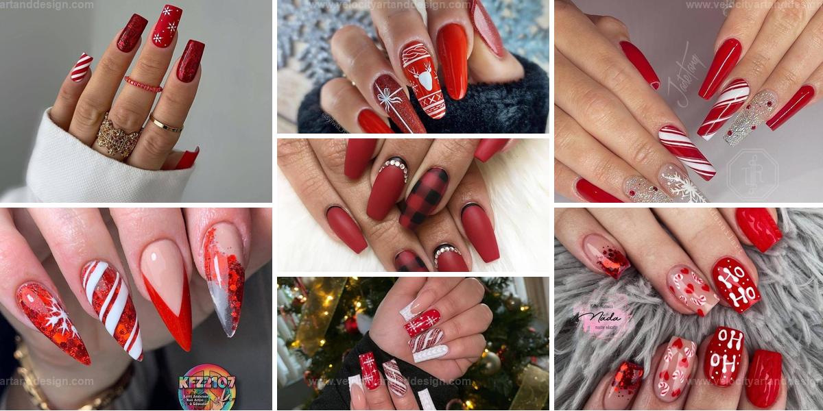 Top Red Christmas Nails