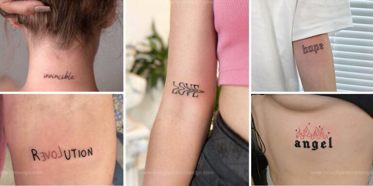 Best One-Word Tattoo Ideas